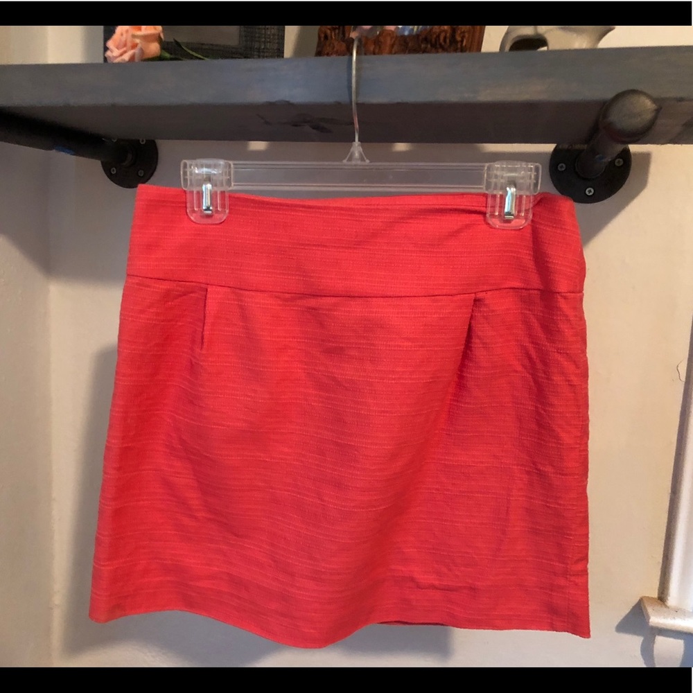 J Crew Coral Skirt